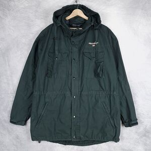 Ralph Lauren Forest Green Hooded Raincoat